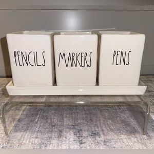 Rae Dunn desk organizer